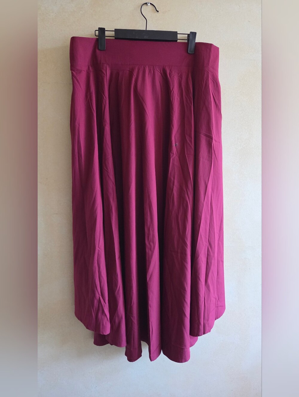 Women's Magenta Maxi Skirt